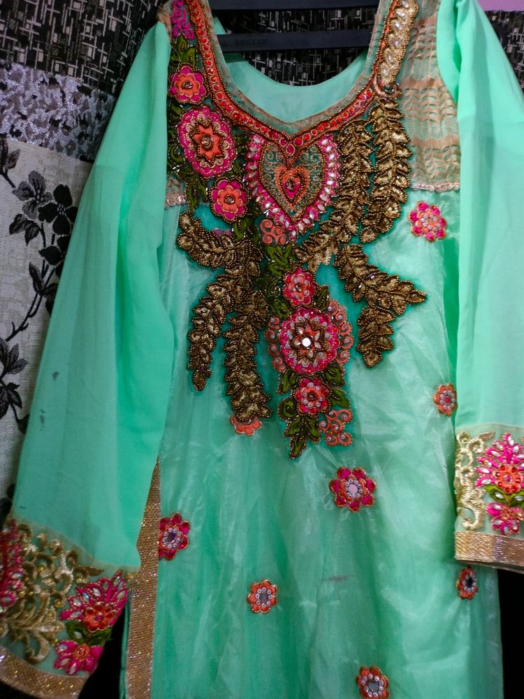 Gharara With Long Top