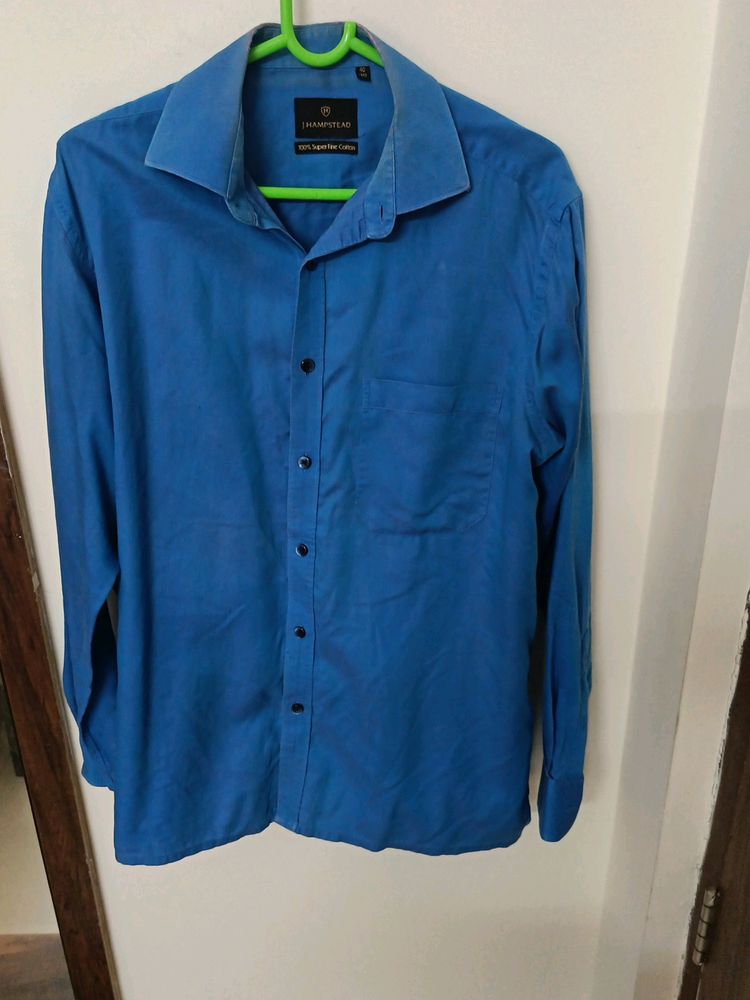 J Hampstead Sexy Blue Coloured Shirt