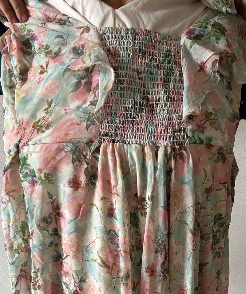 Elegant Floral Boho-Chic Dress