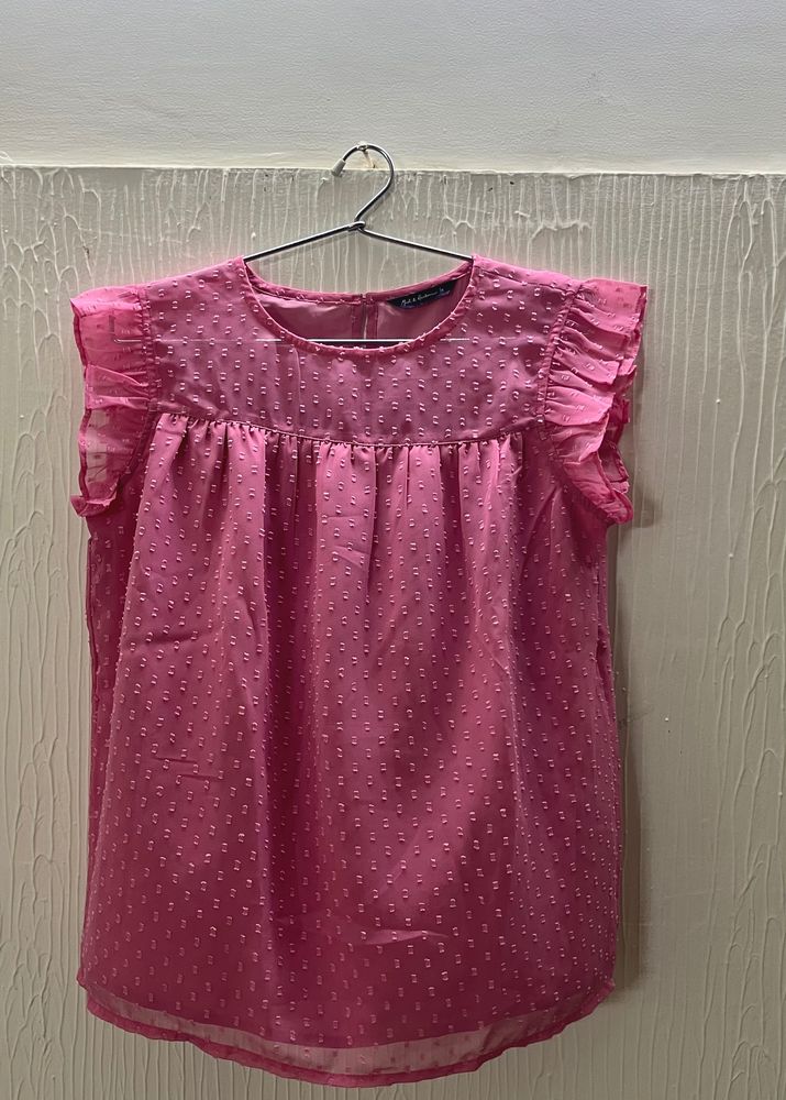 Beautiful New Condition Pink Top