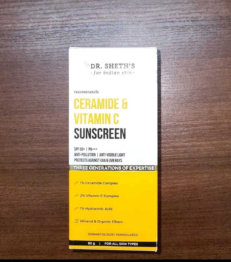 Dr. Sheth Sunscreen✨️