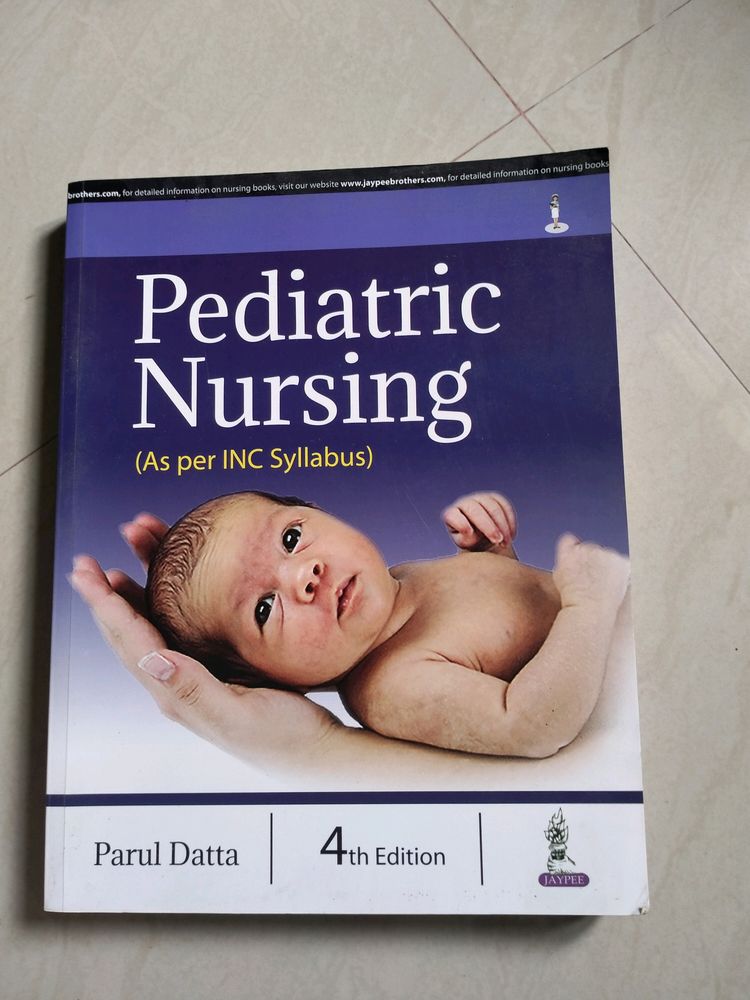 Pediatric Nursing Book (As per INC syllabus)