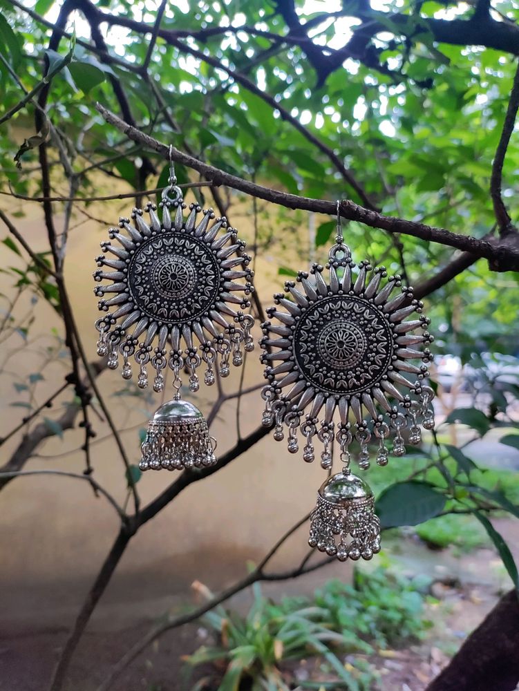 oxidised earrings