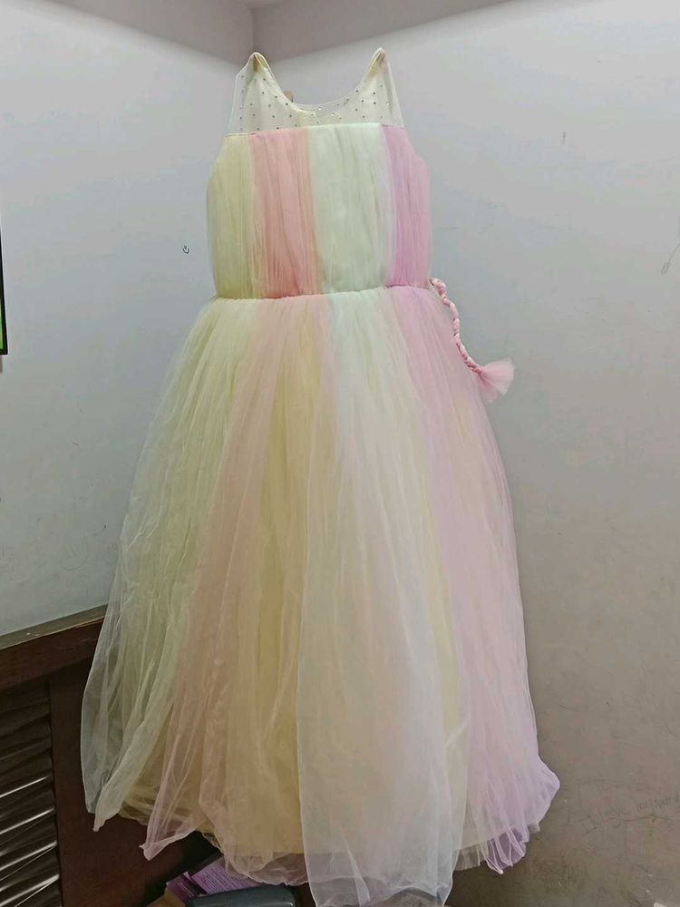 Rainbow /Unicorn Frock For Girls