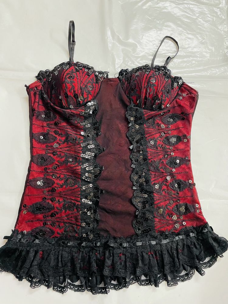 Red Vintage Corset