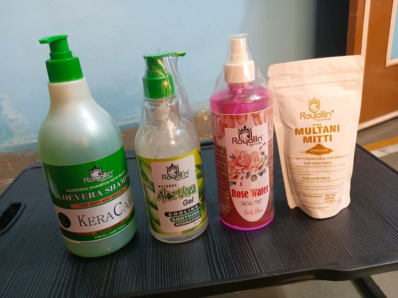 All Chemical Free Item Shampoo + Aloevera Gel+