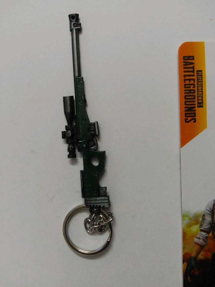 PUBG Gun/Sniper Metal Keychain