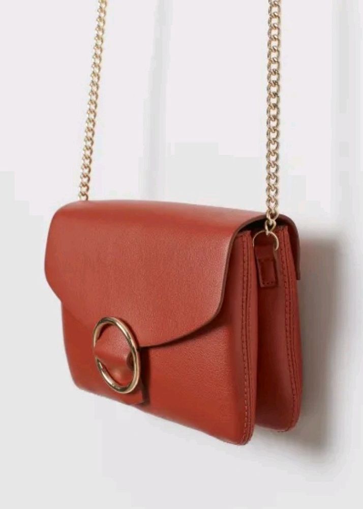 H&M Dark Orange Sling Bag