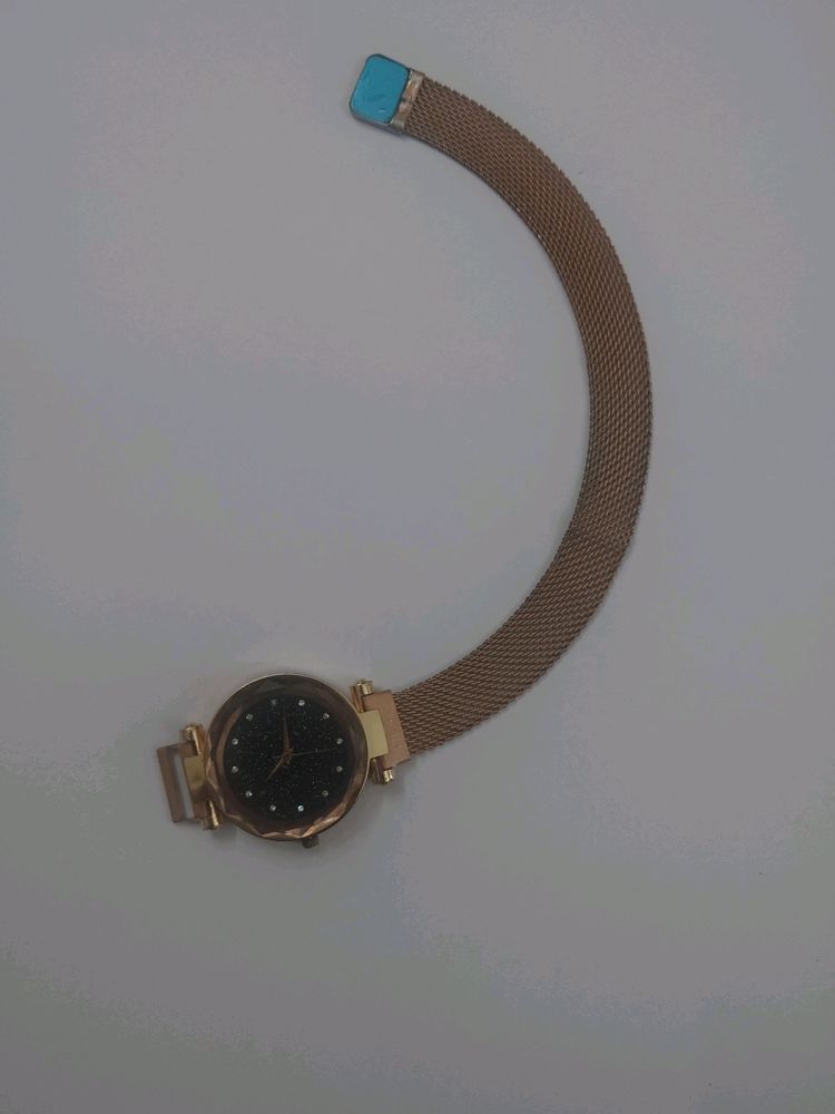 Girl's Watch Magnetic Metal Strap