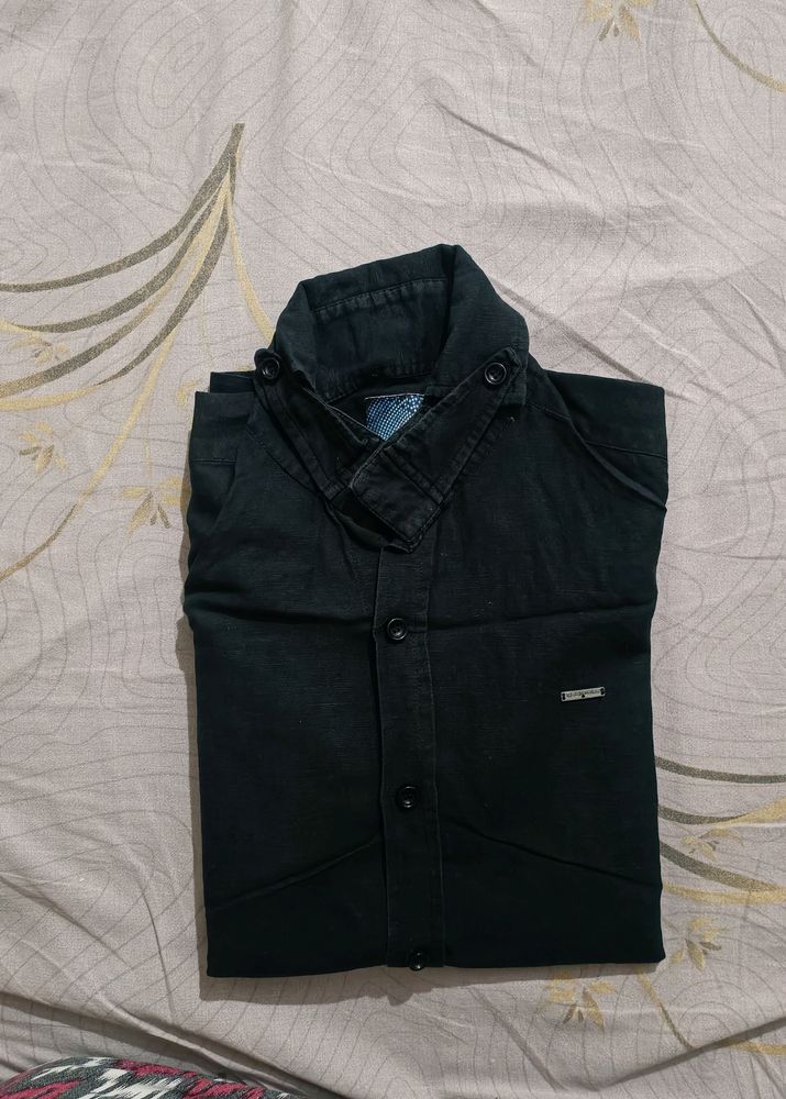 Apple Cut Black Shirt