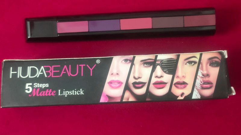 Matt Lipstick New 5 lipsticks in one packet