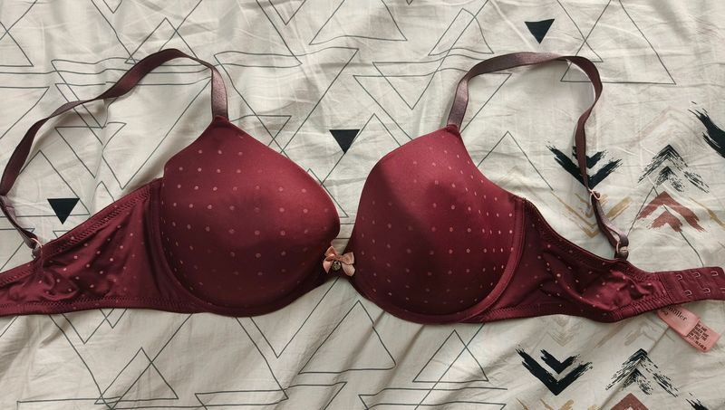 Hunkemoller Plunge Padded Bra - 34E