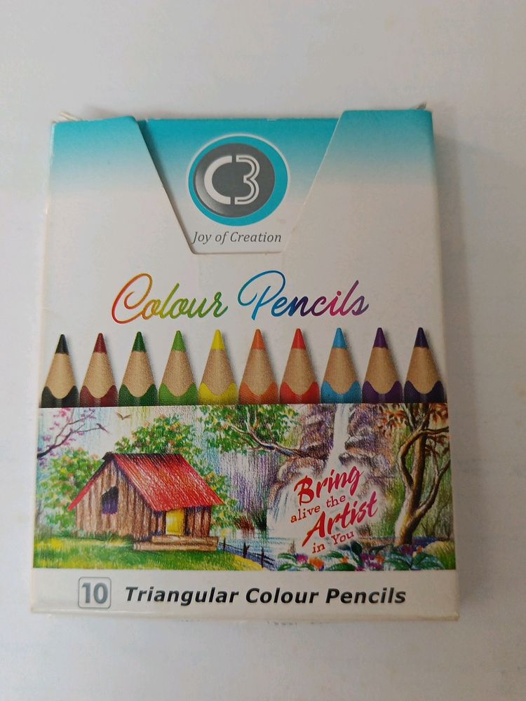 Not Used Small Pack Of Colour Pencils