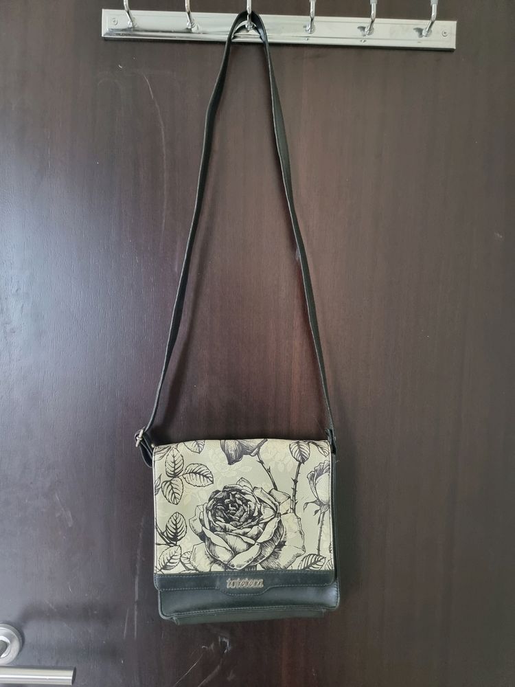 Black & White Sling Bag