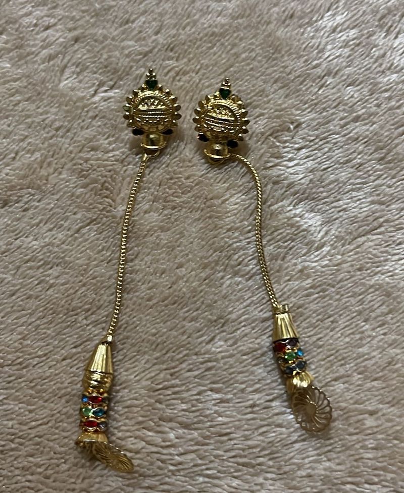 Gold Drop Earrings