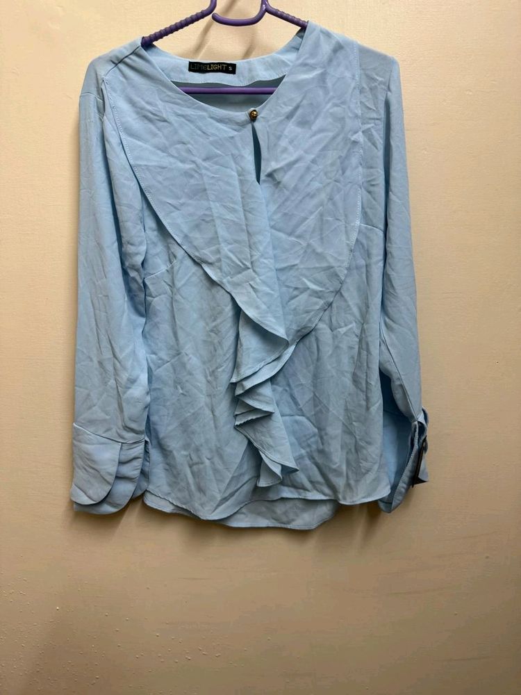 Light Blue Women Top