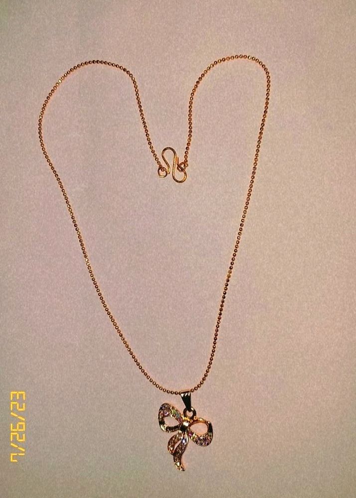 No.2 Neckpiece Light Rose Gold Colour