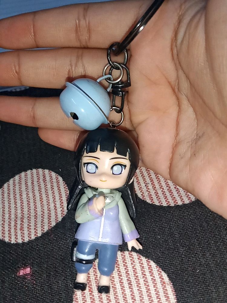 Cute Hinata Keychain With Ring