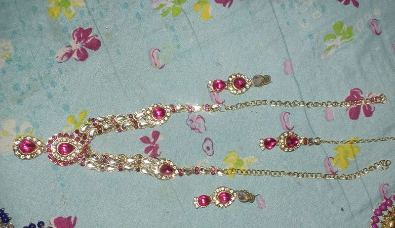 Pink Jewellary Set