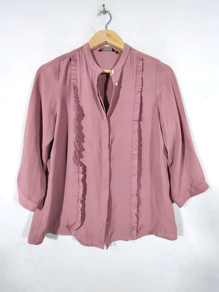 VanHeusen Mauve Formal Shirt ( Women)