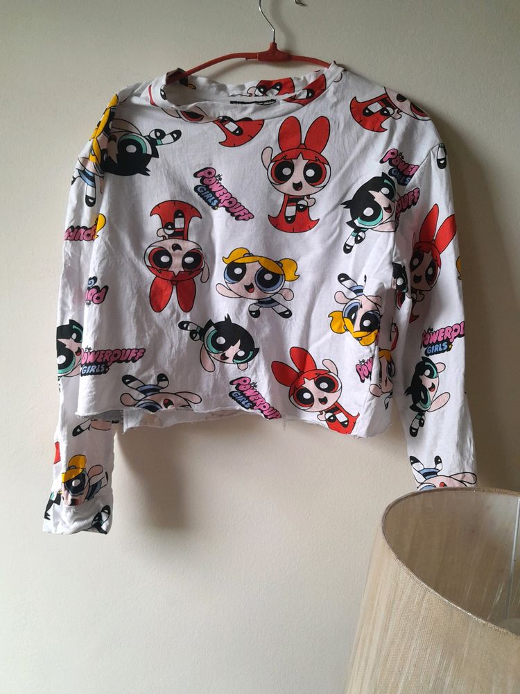 Powerpuff Girls Print T Shirt