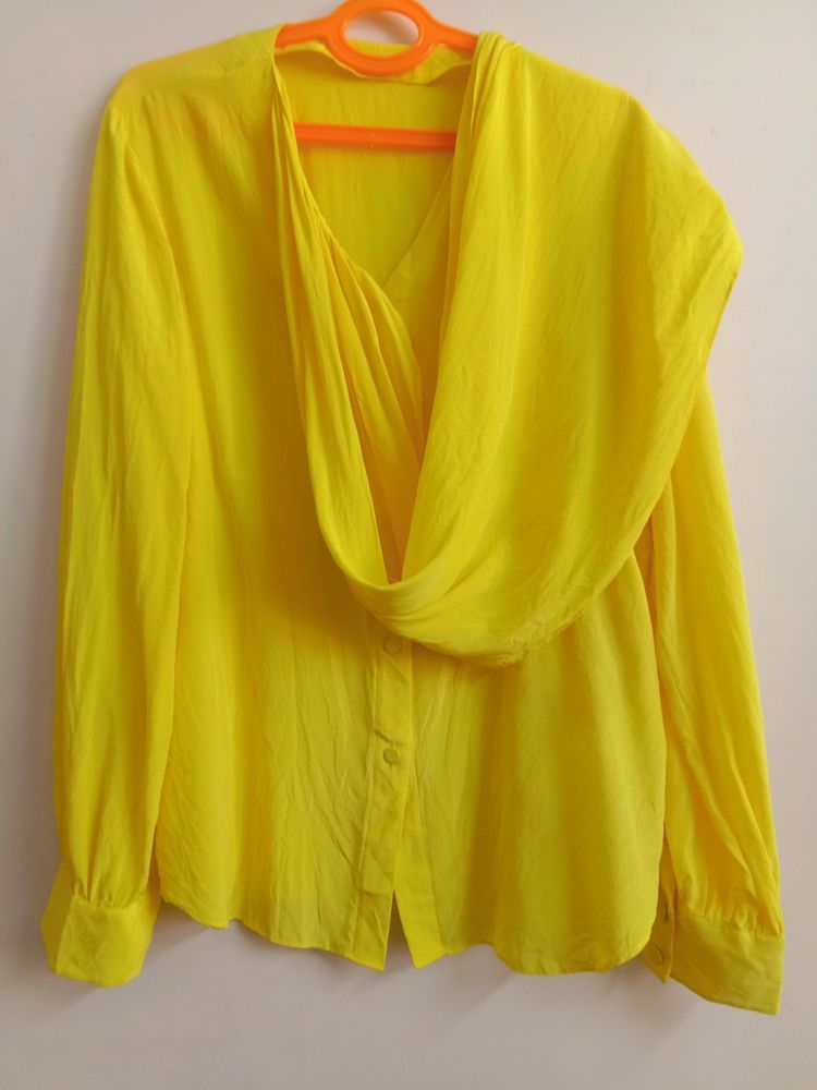Full Sleeve Yellow  Shirt (woman)