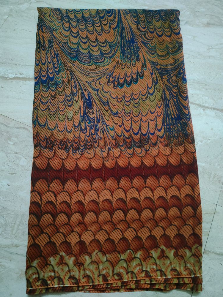 S05❤️Beautiful Brown Saree