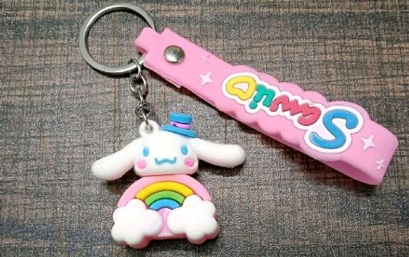 😍KAWAII SANRIO CINNAMONBALL+SPONGEBOB KEYCHAIN😍