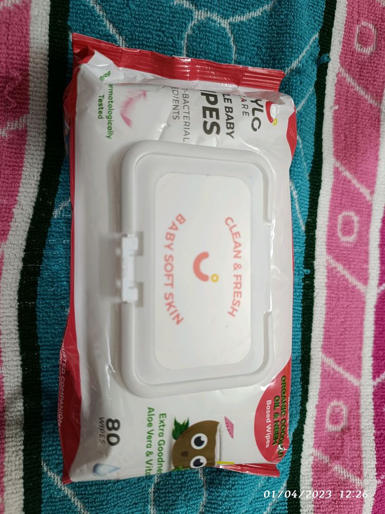 Mylo Care Gentle Baby Wipes With Lid