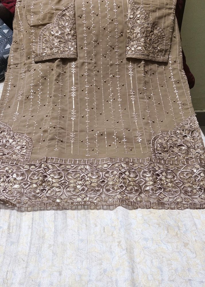 Four Side Dupatta Cut work Designer Suit