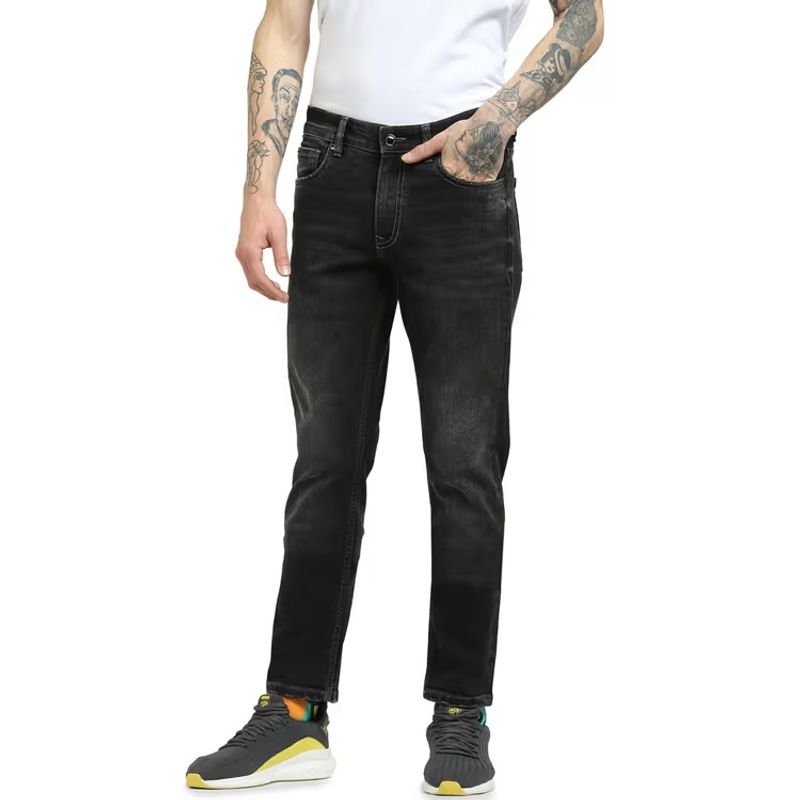 Jack & Jones - Grey Low Rise Glenn Slim Jeans