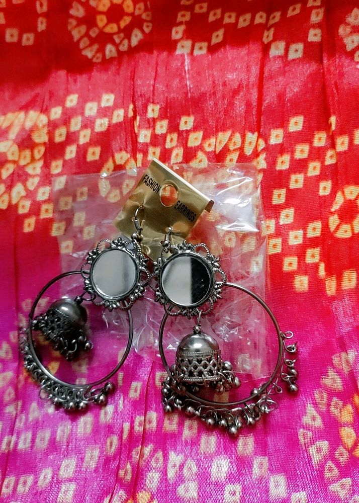 New Gunmetal Light Weight Earrings