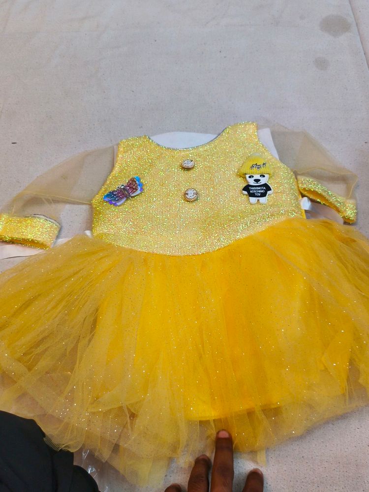 Net Frock For 6 To 12 Month