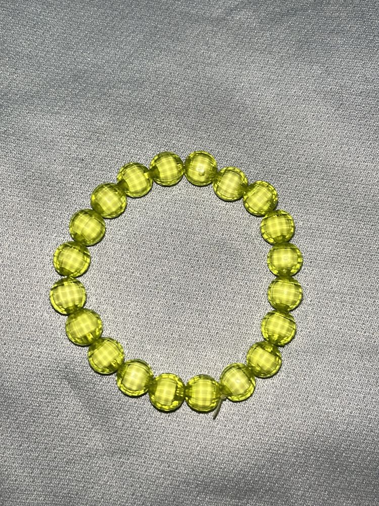 Aesthetic Green Beads Bracelet