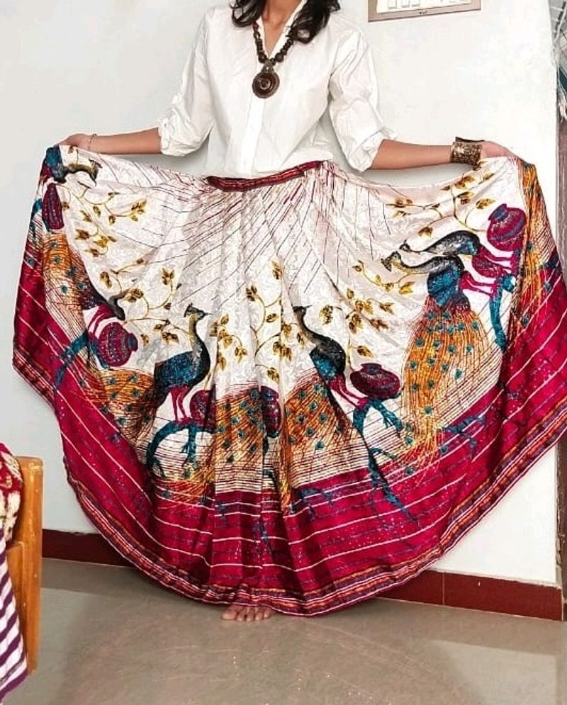 Skirt  Like Lahenga For Navratri