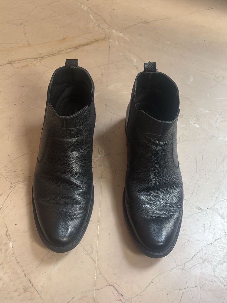 Men Black Boots