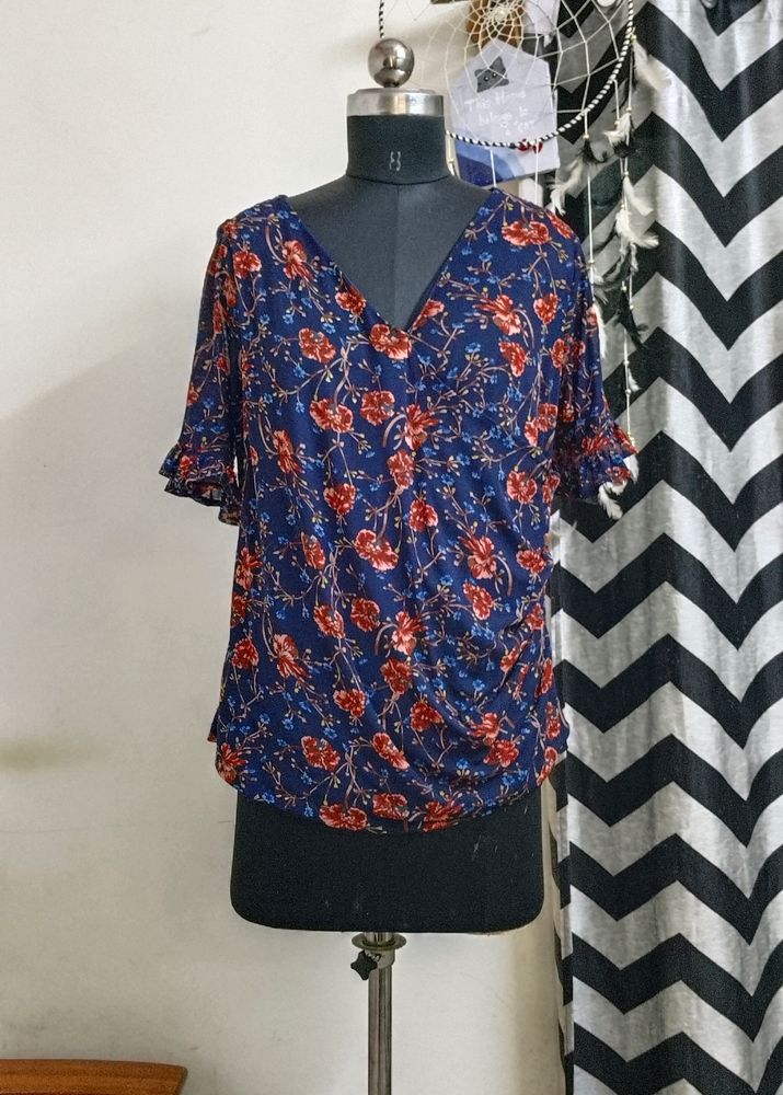 Plus Size Floral Top