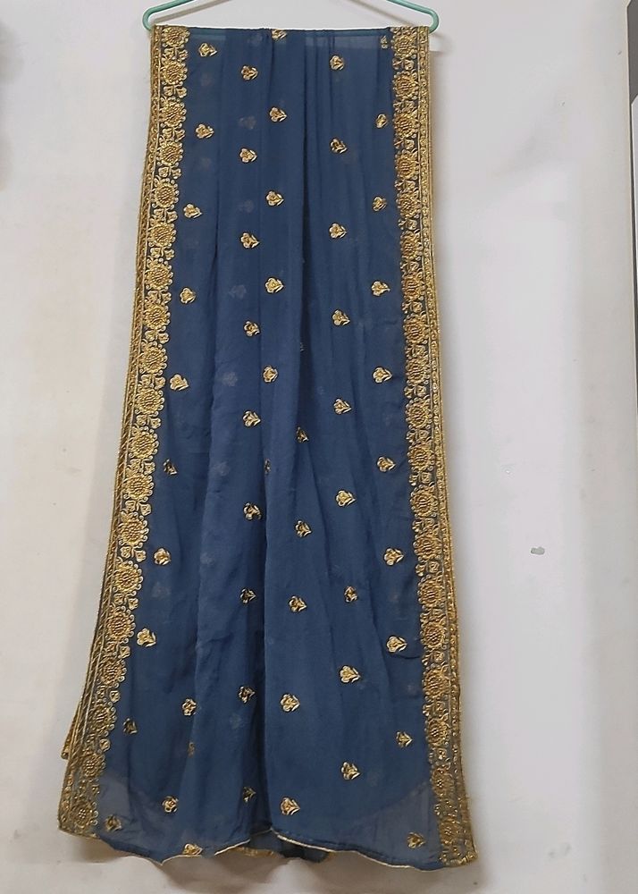 Beautiful Stone Work Dupatta