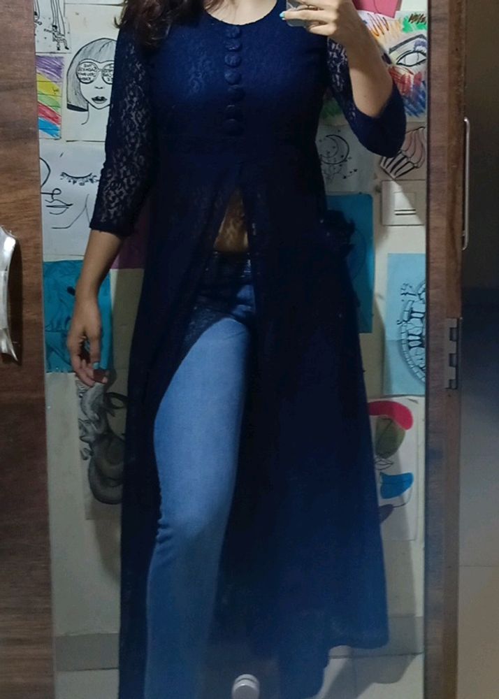 Long Front Slit Kurti