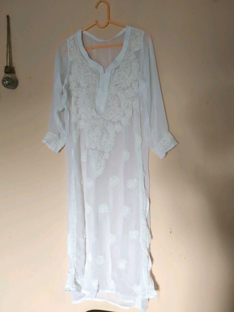 Chikankari Kurti Without Inner