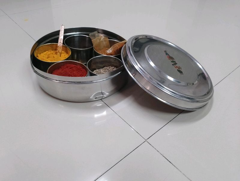 Steel Masala Dabba