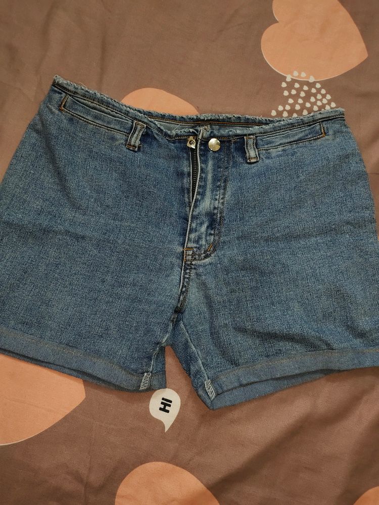 New Denim Blue Shorts