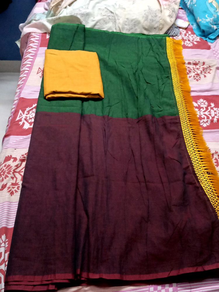 Unused Cotton Saree