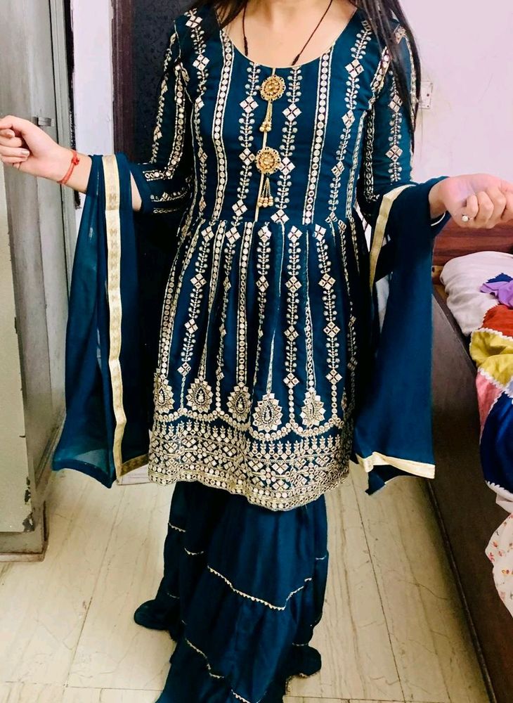 Offer New Dress Sharara Set No Use