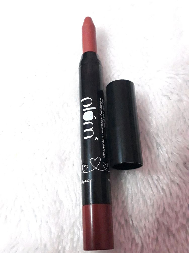 Plum 128 Crimson side Lipstick