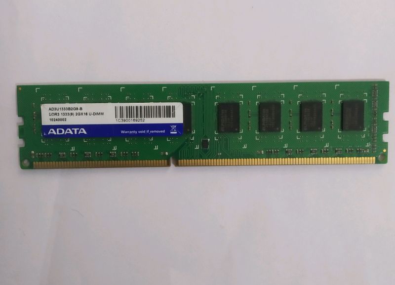 2 GB DDR3 RAM FOR DESKTOP