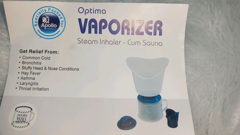 Apollo Vapouriser Steam Inhaler Cum sauna