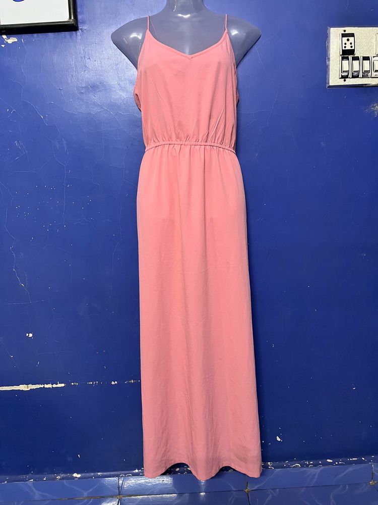 Long Pink Designer Gown💕