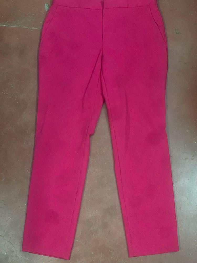 Zara Magenta Trouser