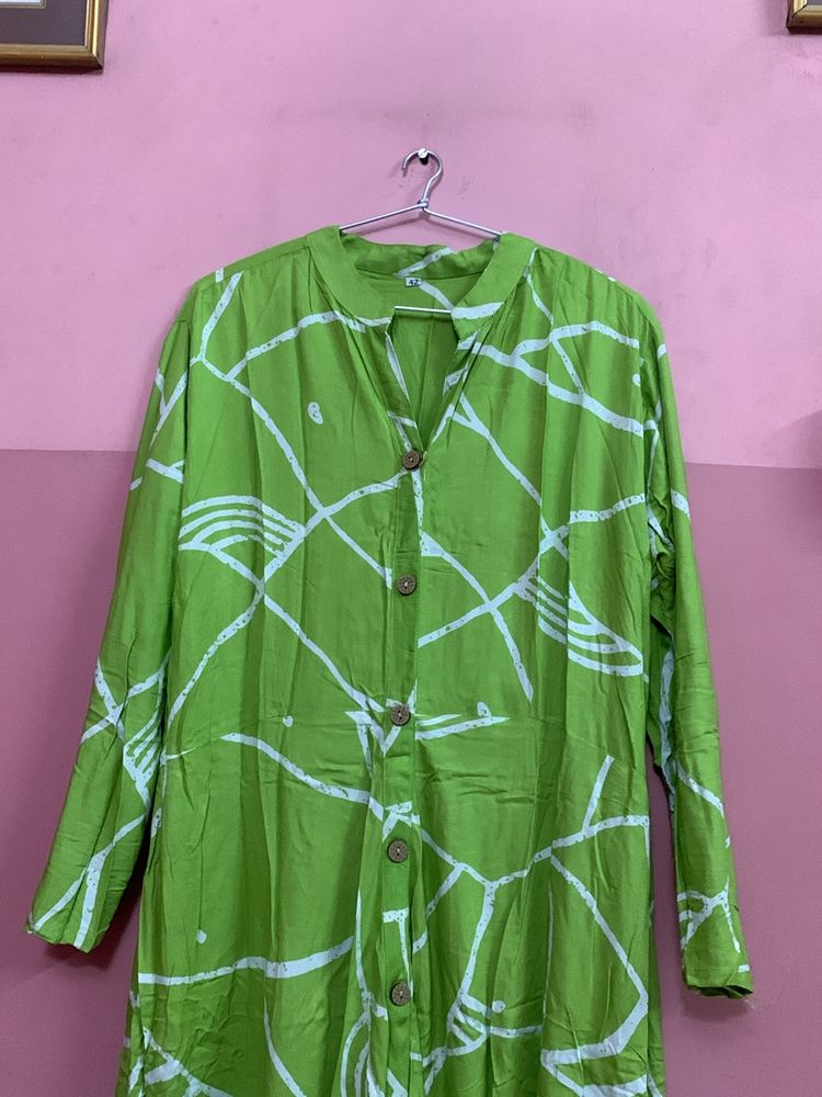 Women printed flared kurta